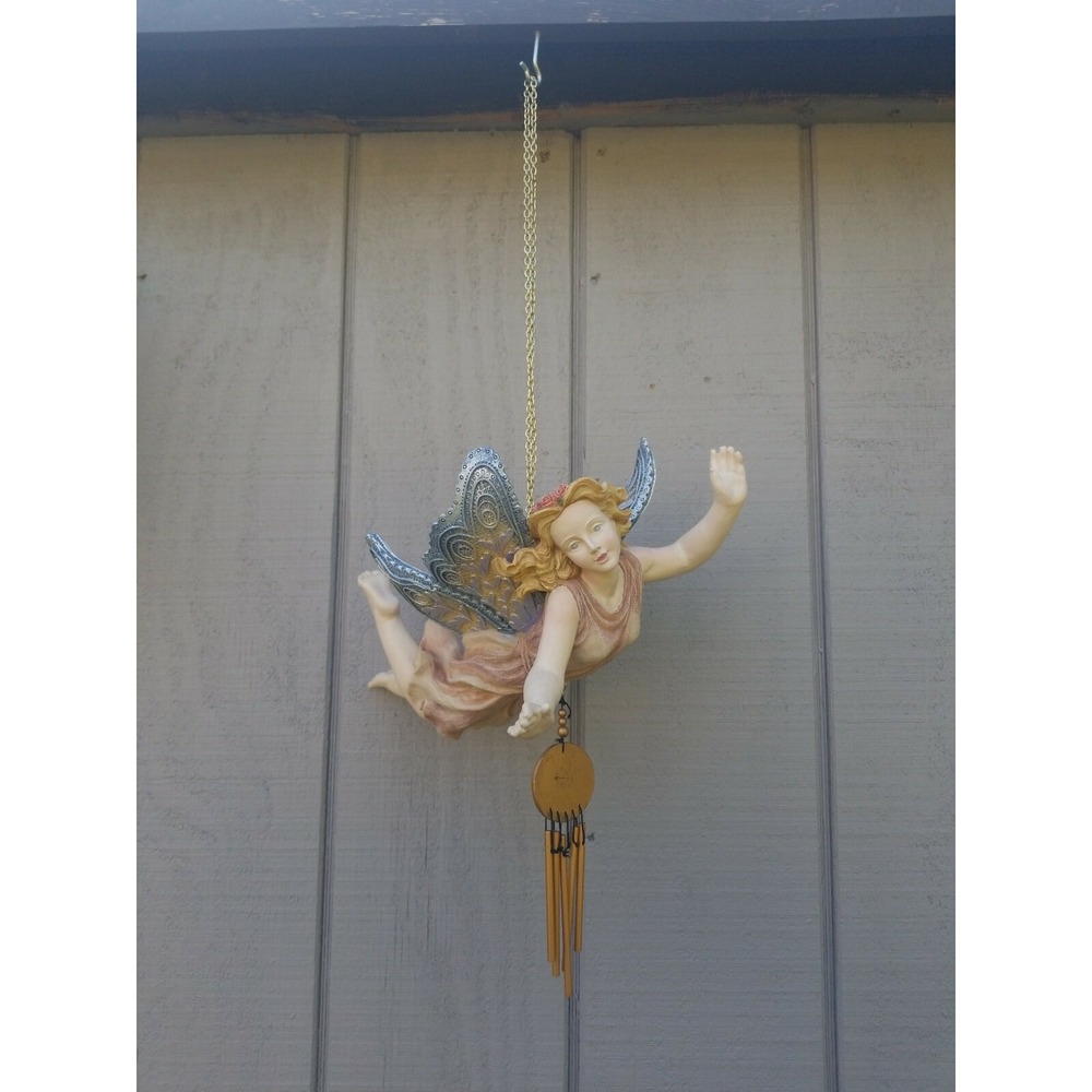 JAIMY RESIN ANGEL 14" FIGURINE CHIME